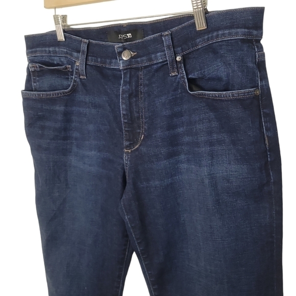 Joe's Jeans Classic Straight Leg Preppy Dark Acadamia Date Night Jeans - Mens - Picture 4 of 8